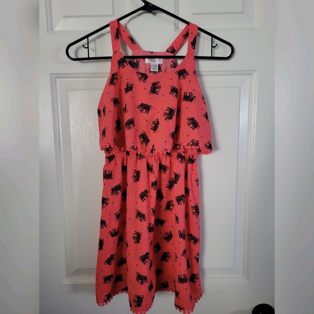 Xhilaration- Elephant Print Summer Dress Size 7/8